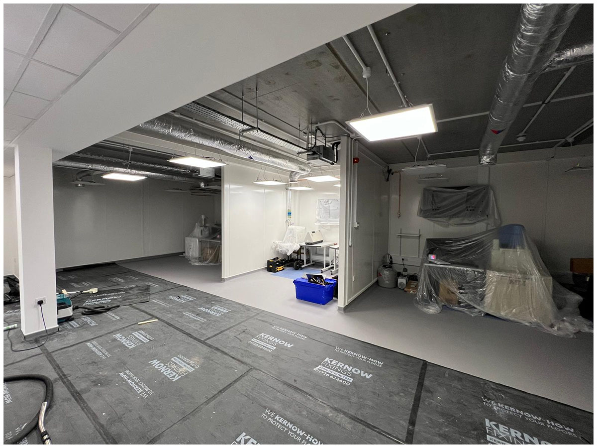 Crossfield Interiors - Hygienic Wall Lining